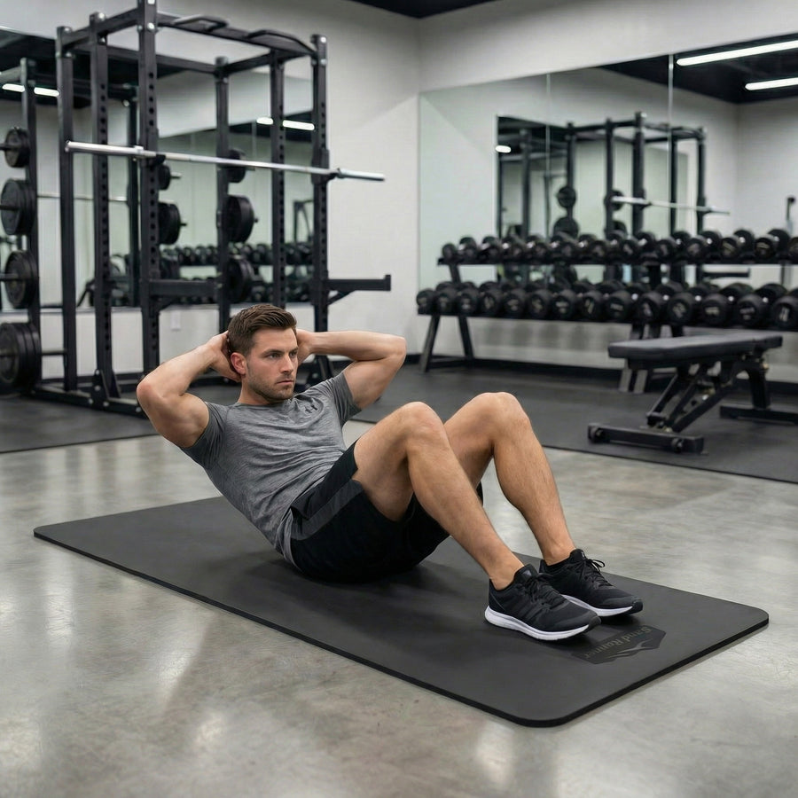 Non-Slip PU Rubber Yoga & Gym Mat with Sweat Absorption