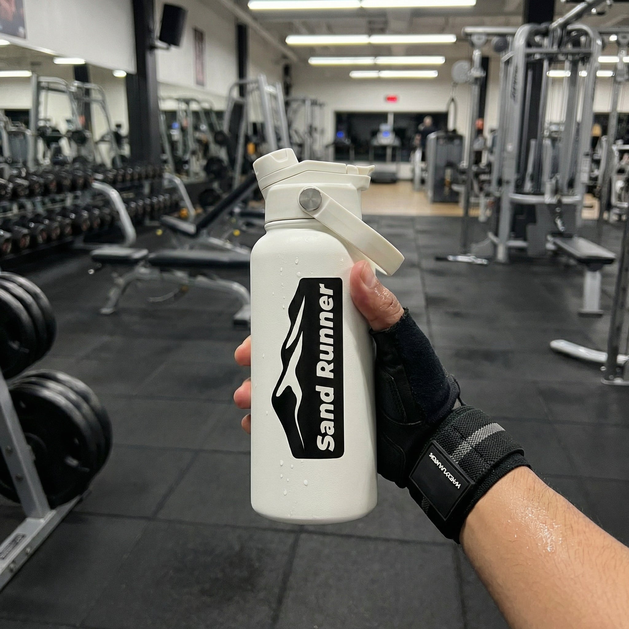 Insulated Stainless Steel Sports Water Bottle with Leakproof Lid