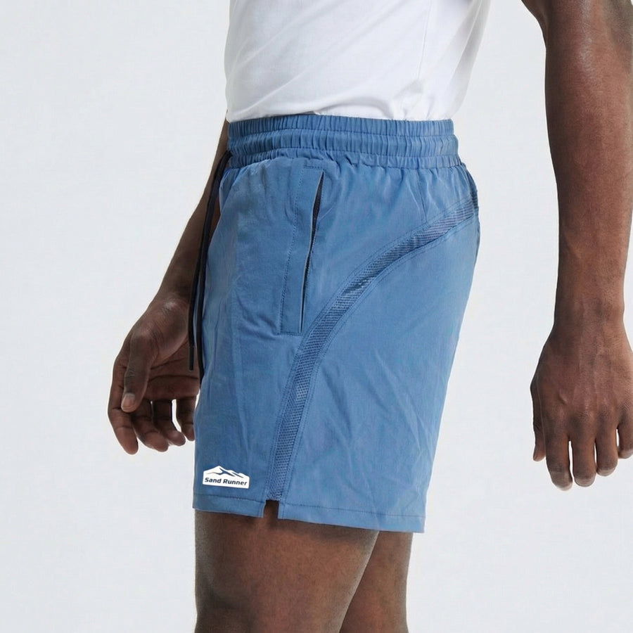 Men’s Lightweight Athletic Shorts with Elastic Waist and Pockets
