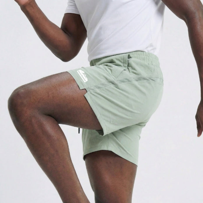Men’s Lightweight Athletic Shorts with Elastic Waist and Pockets