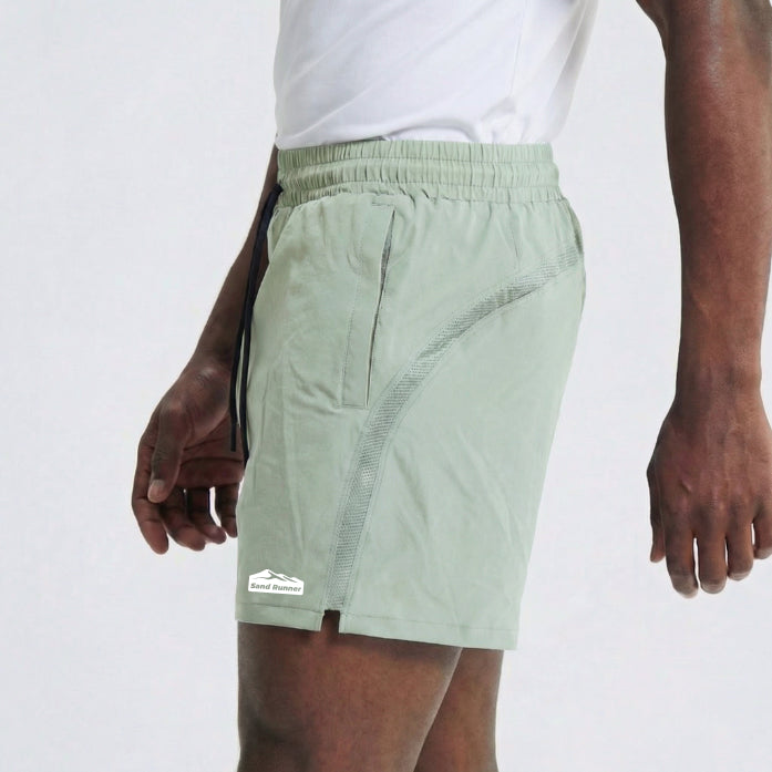Men’s Lightweight Athletic Shorts with Elastic Waist and Pockets
