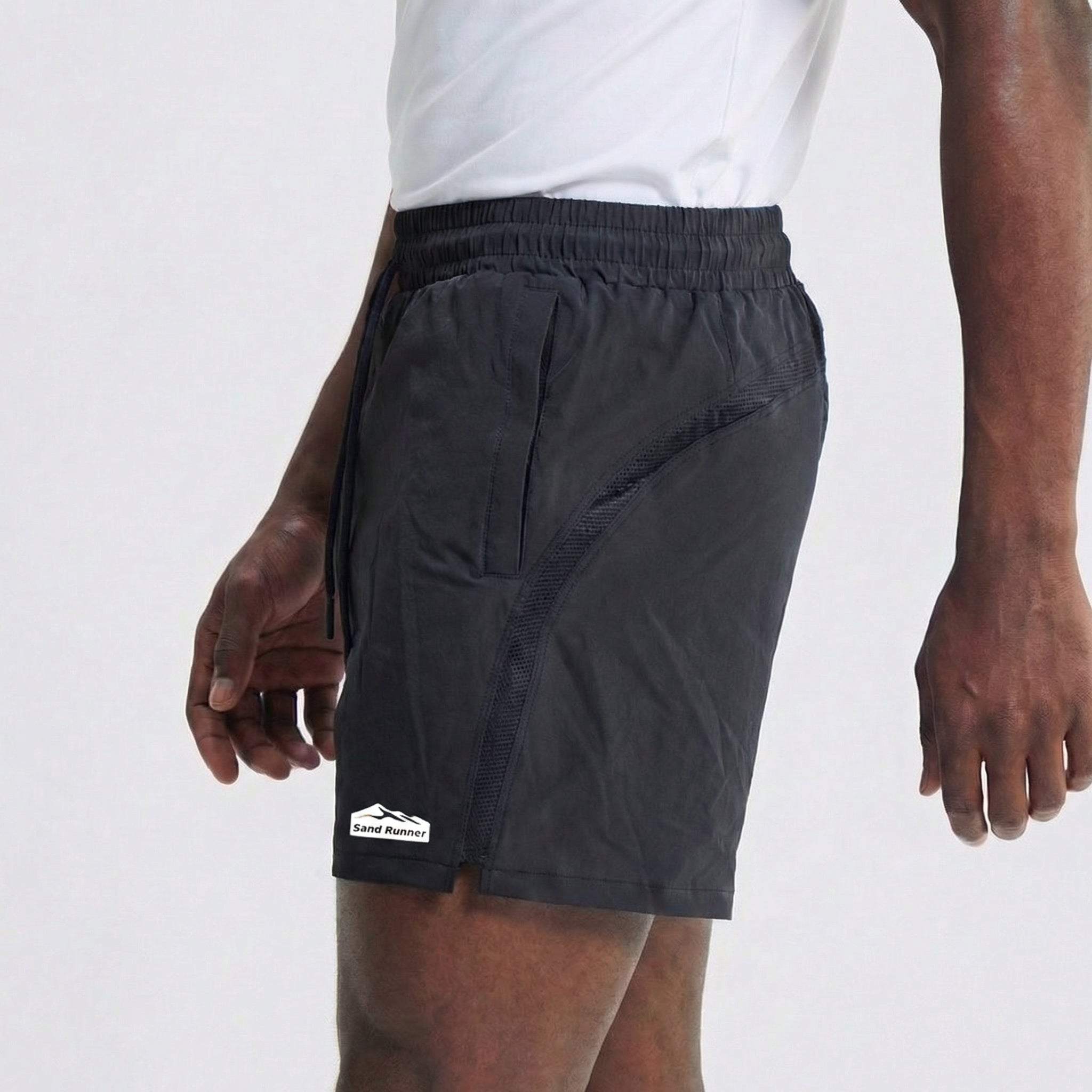 Men’s Lightweight Athletic Shorts with Elastic Waist and Pockets