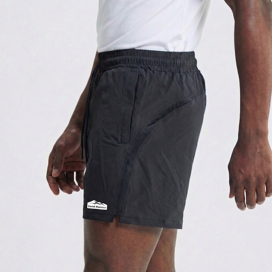 Men’s Lightweight Athletic Shorts with Elastic Waist and Pockets