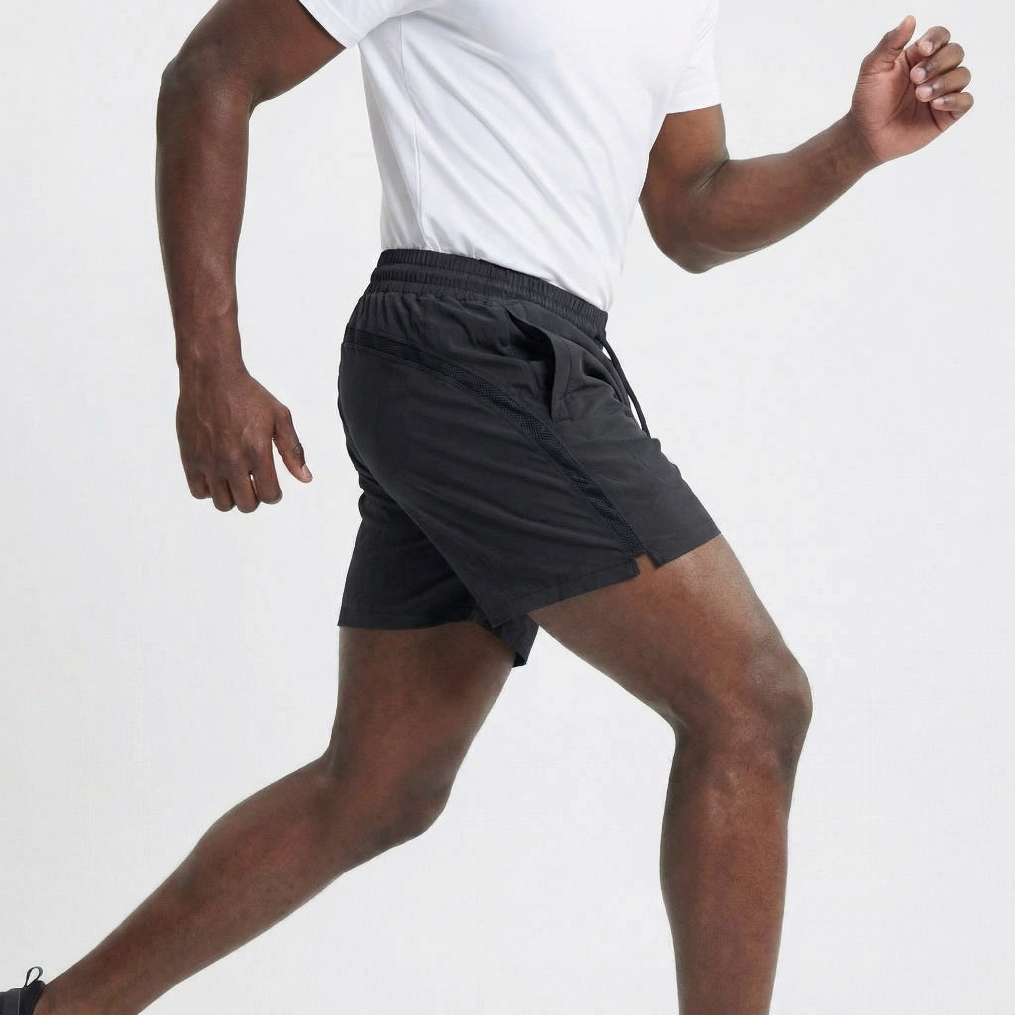 Men’s Lightweight Athletic Shorts with Elastic Waist and Pockets
