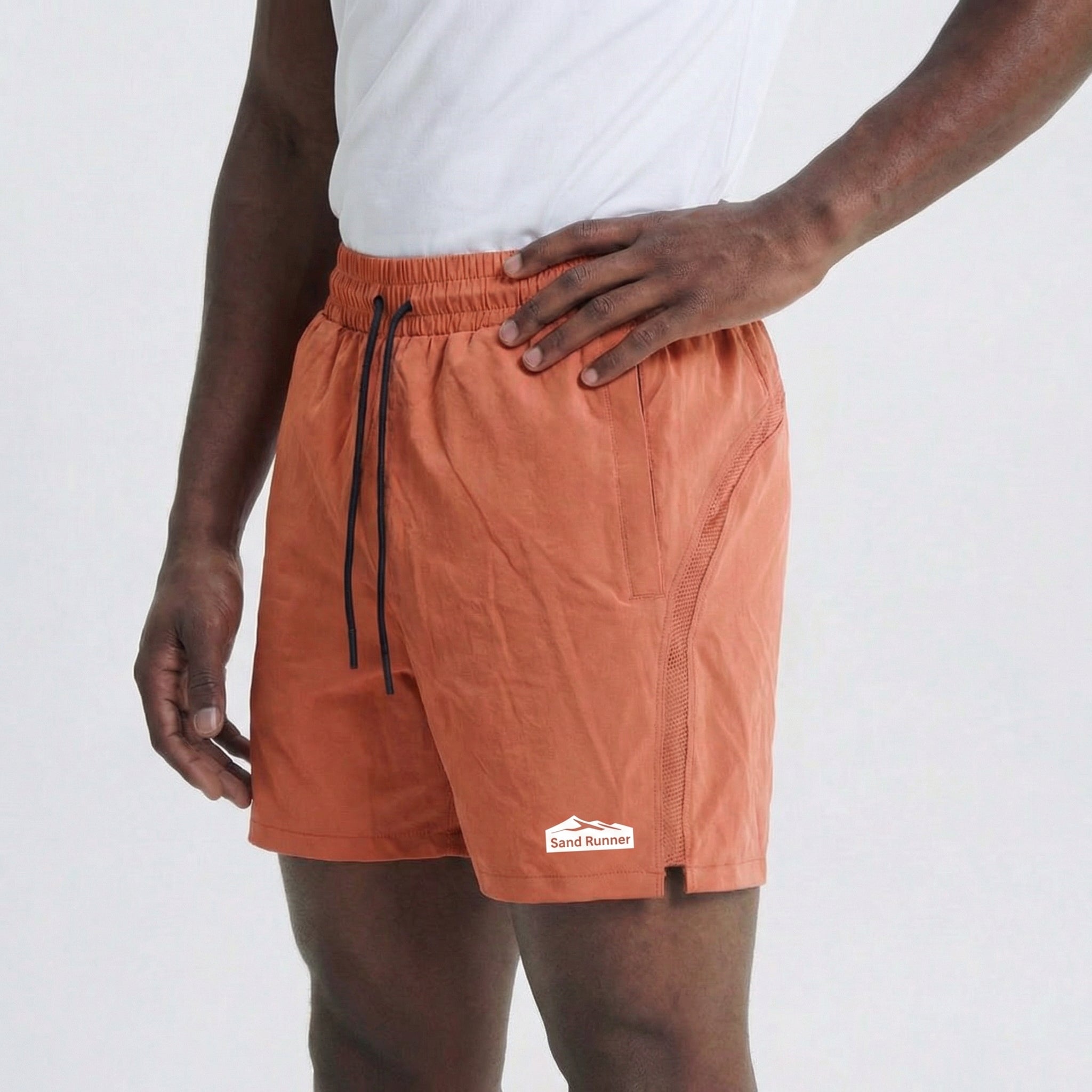 Men’s Lightweight Athletic Shorts with Elastic Waist and Pockets