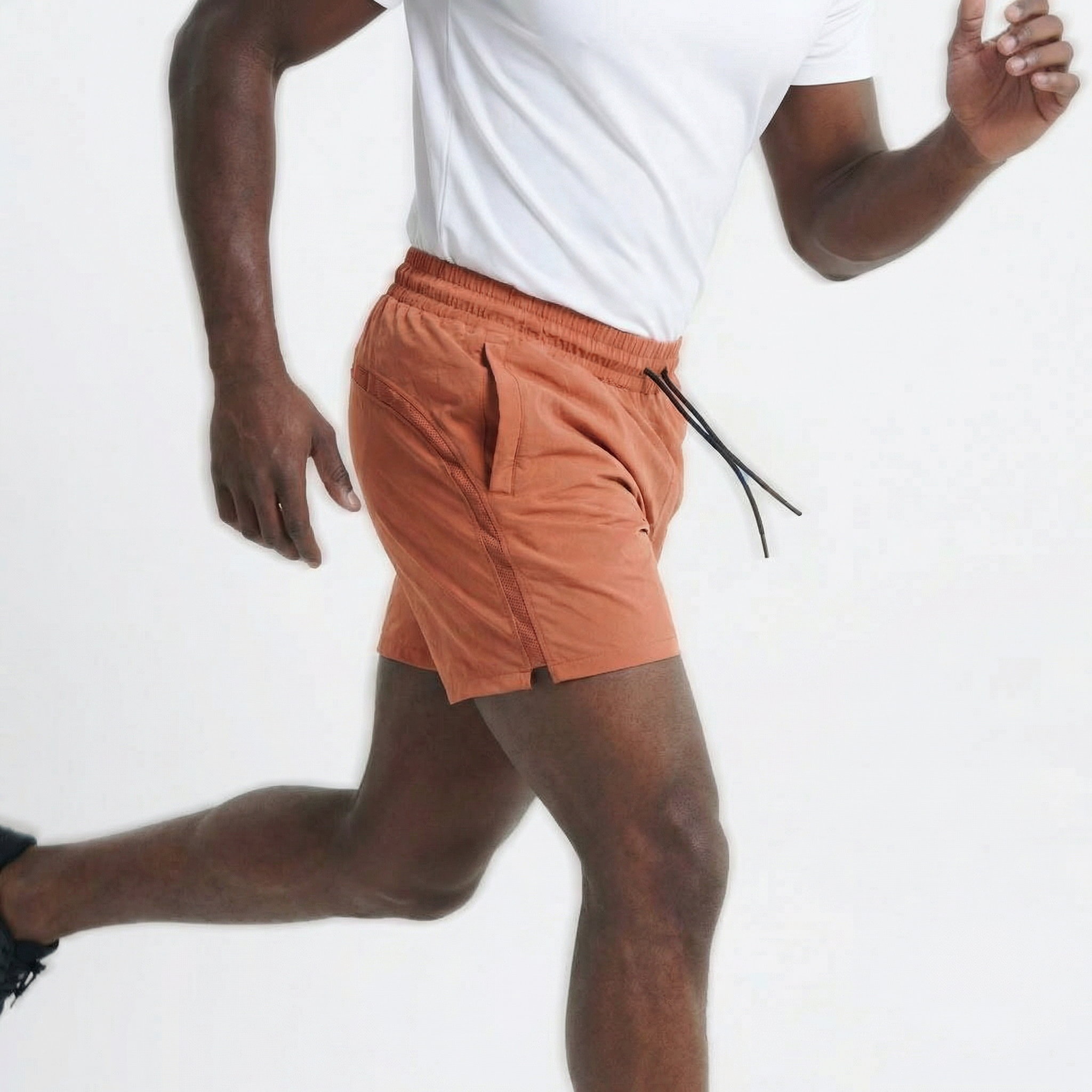 Men’s Lightweight Athletic Shorts with Elastic Waist and Pockets