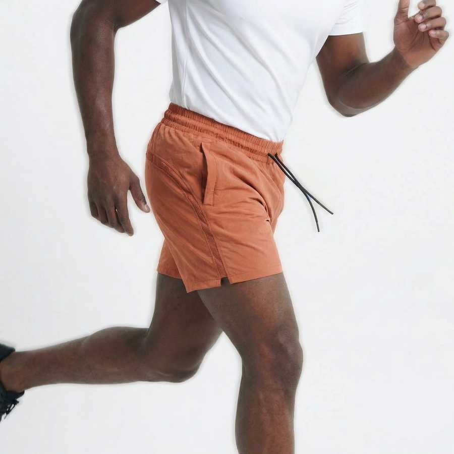 Men’s Lightweight Athletic Shorts with Elastic Waist and Pockets