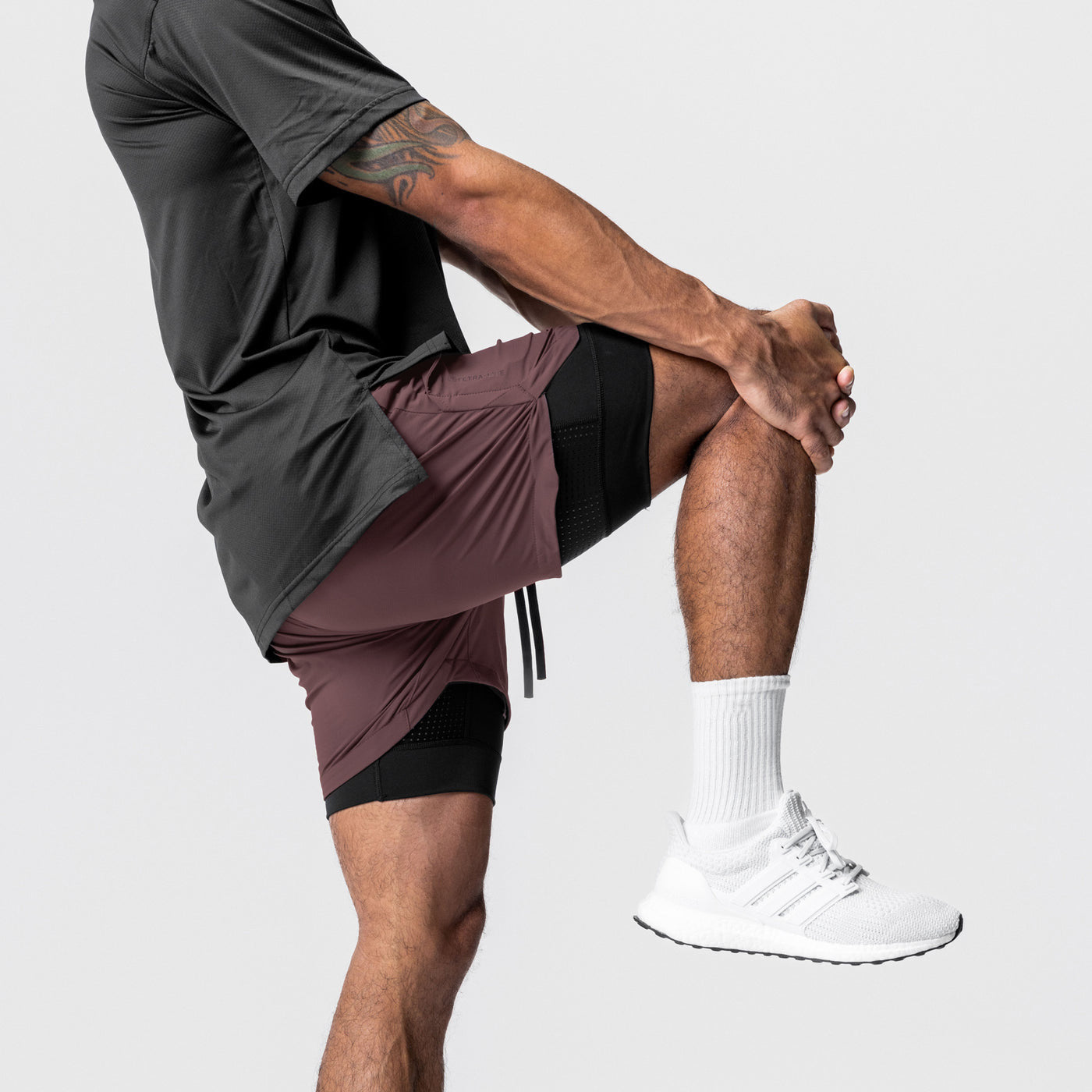 Men’s 7-Inch Double-Layer Quick-Dry Running Shorts