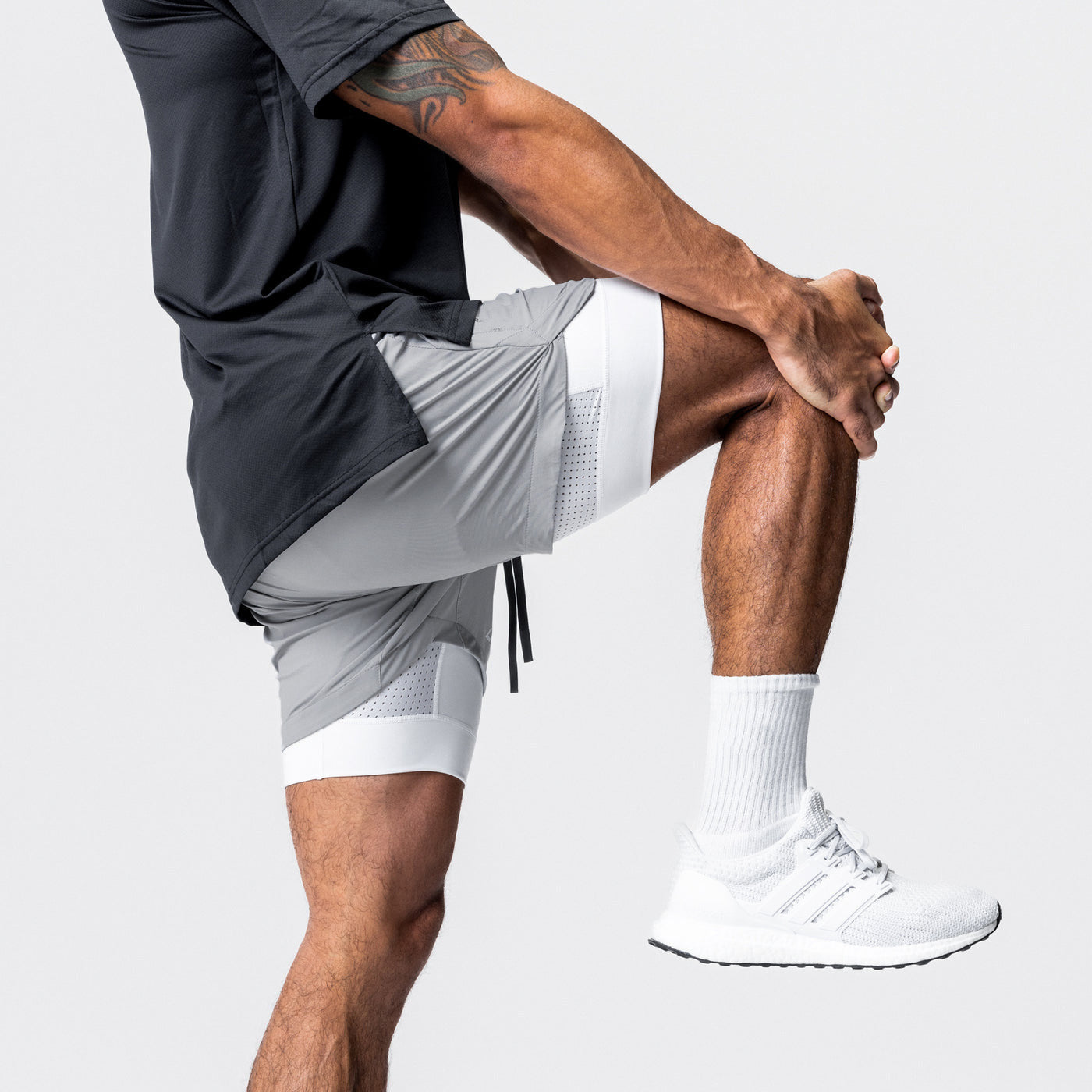 Men’s 7-Inch Double-Layer Quick-Dry Running Shorts