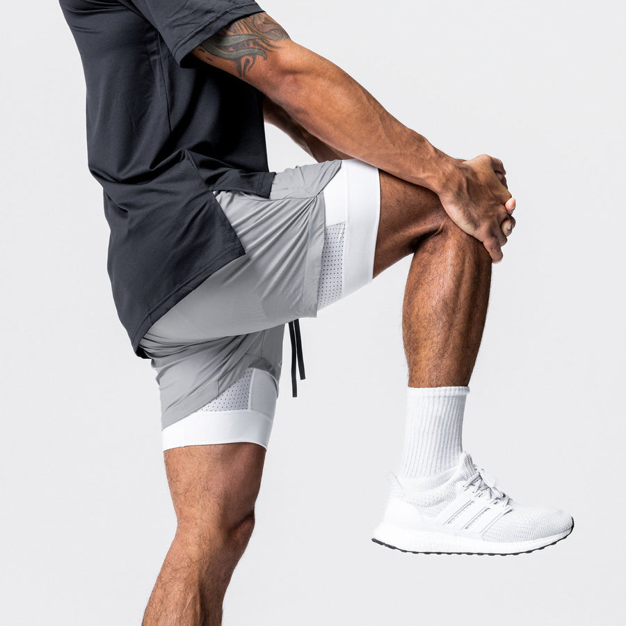 Men’s 7-Inch Double-Layer Quick-Dry Running Shorts