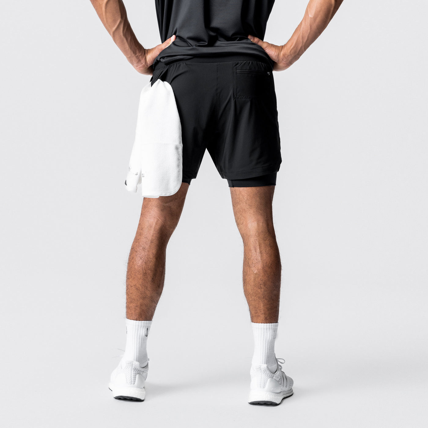 Men’s 7-Inch Double-Layer Quick-Dry Running Shorts