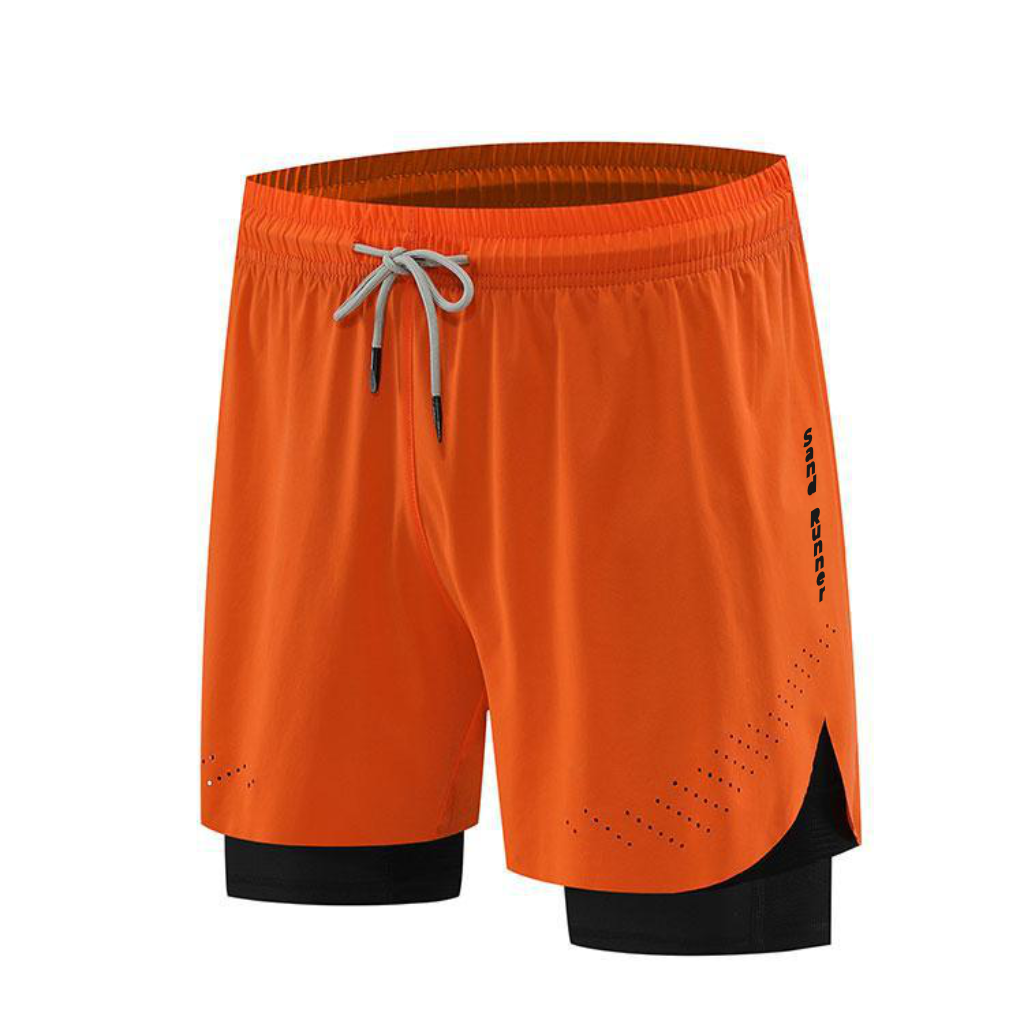 Breathable Men’s Training Shorts with Built-In Compression