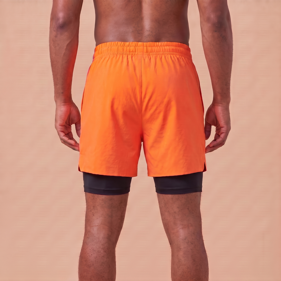 Breathable Men’s Training Shorts with Built-In Compression