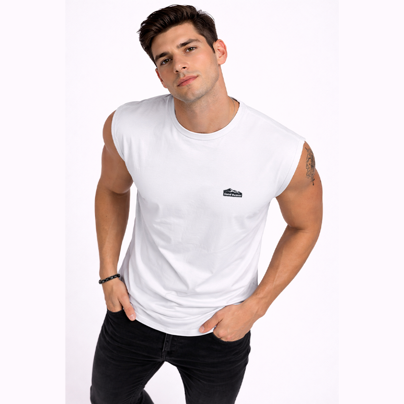 Men’s Sleeveless Performance Tee – Buttery Soft