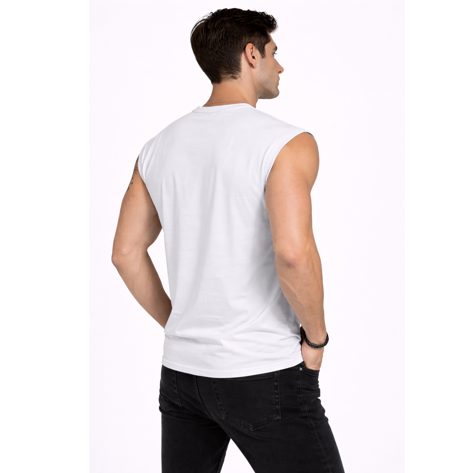 Men’s Sleeveless Performance Tee – Buttery Soft