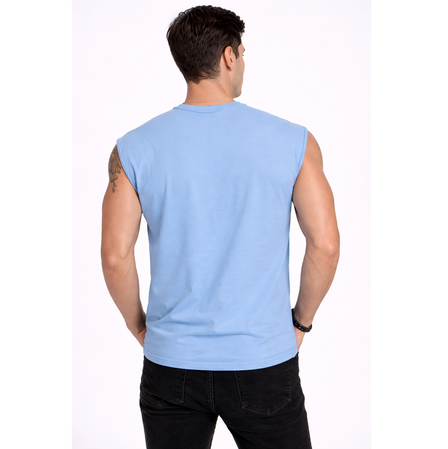 Men’s Sleeveless Performance Tee – Buttery Soft