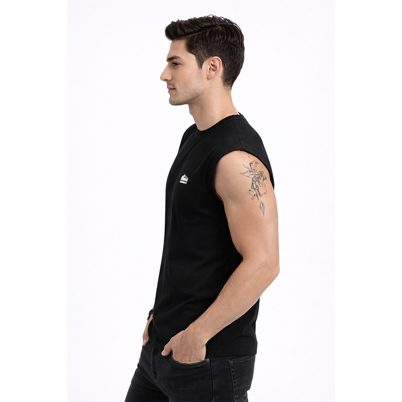 Men’s Sleeveless Performance Tee – Buttery Soft