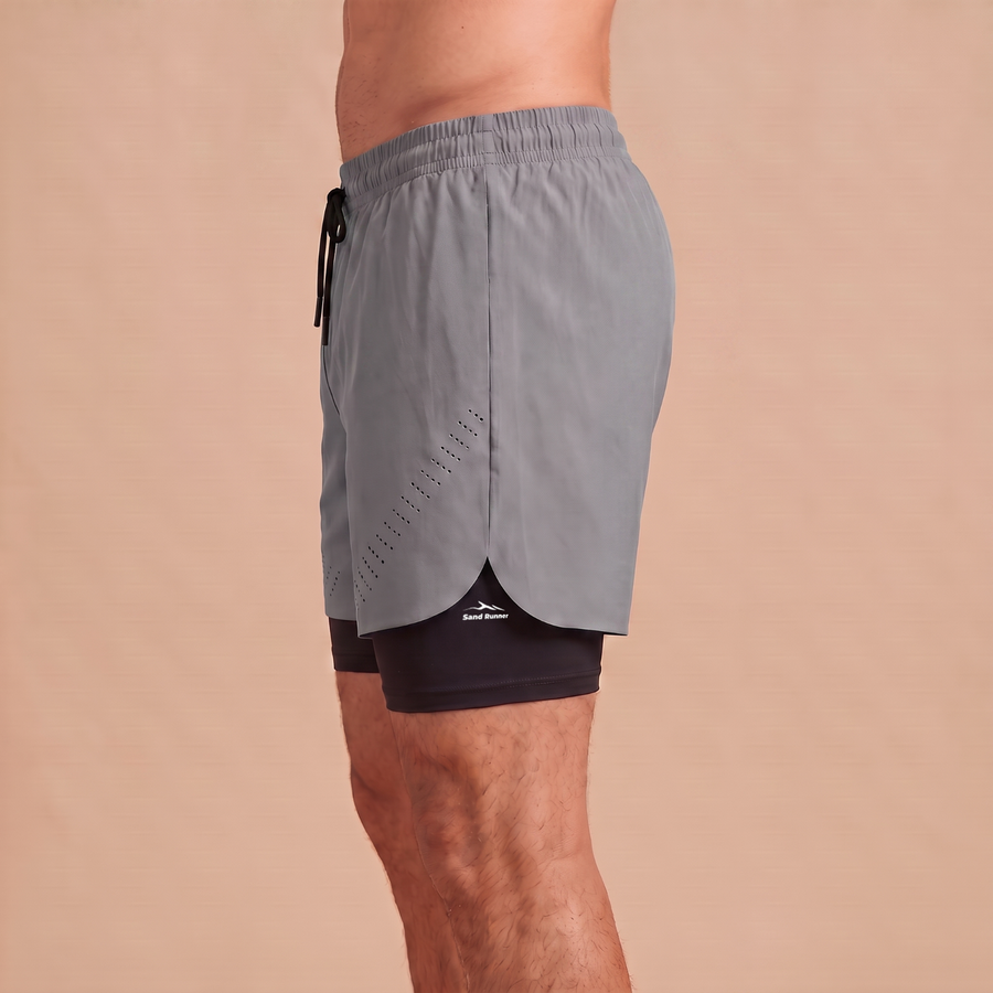 Breathable Men’s Training Shorts with Built-In Compression