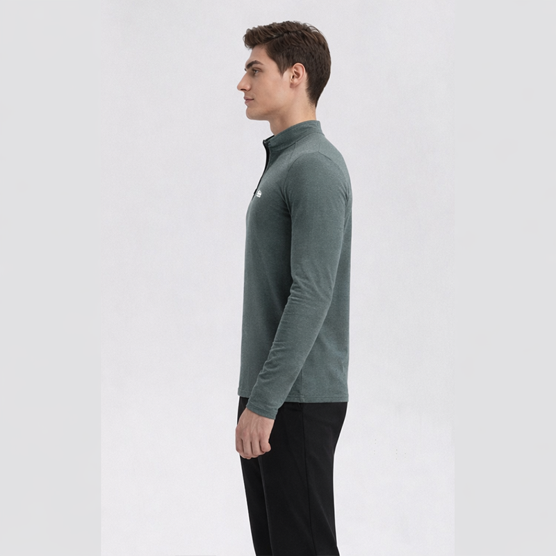 Men’s Long Sleeve Half-Zip Performance Top – Buttery Soft