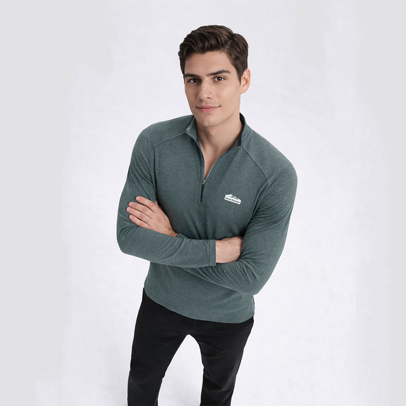 Men’s Long Sleeve Half-Zip Performance Top – Buttery Soft