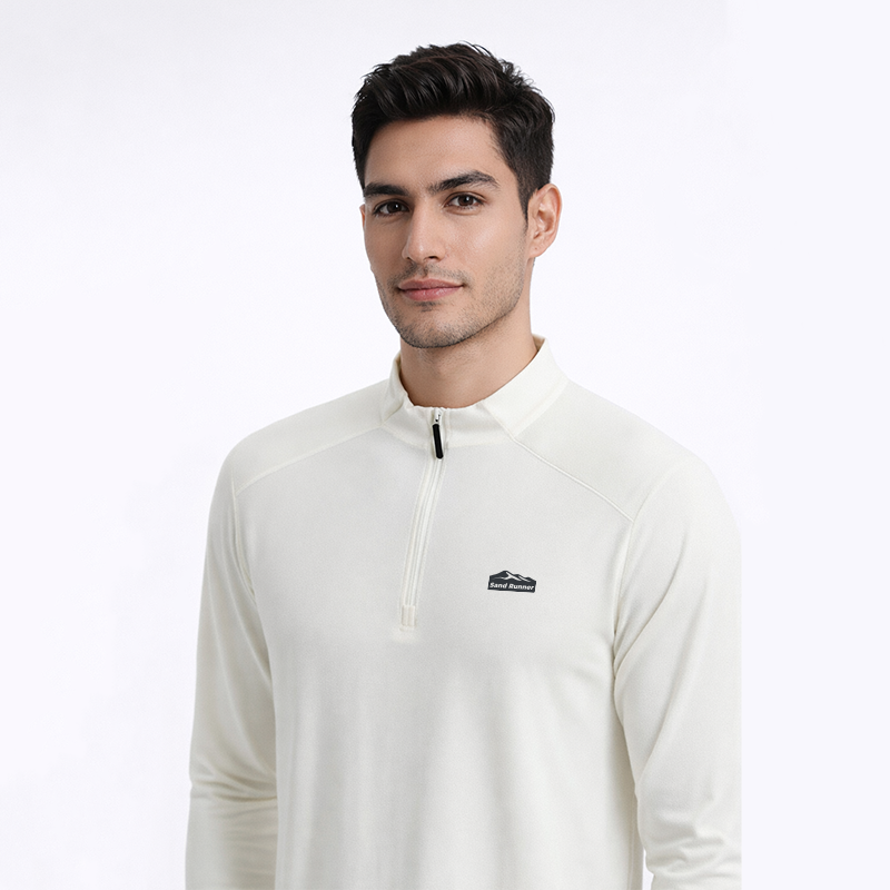 Men’s Long Sleeve Half-Zip Performance Top – Buttery Soft