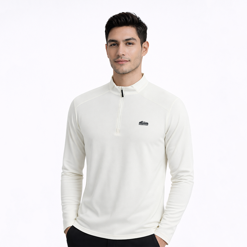 Men’s Long Sleeve Half-Zip Performance Top – Buttery Soft