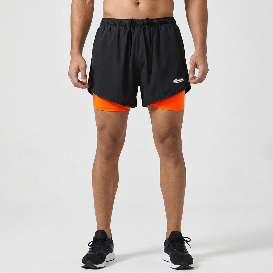 Men’s 2-in-1 Running Shorts with Inner Compression